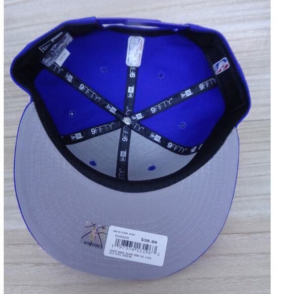 NBA LA Clippers New Era Royal Official Team Color 9FIFTY Snapback Hat Adult - Picture 5 of 7